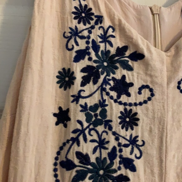 Peach & Navy Floral Romper - Picture 3 of 5